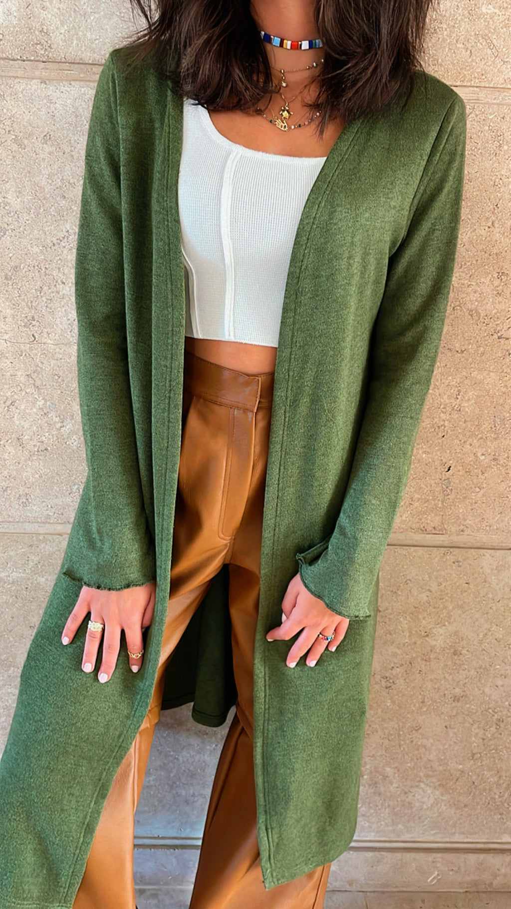 Olive Butter Soft Cardigan