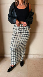 White Tweed Skirt