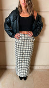 White Tweed Skirt