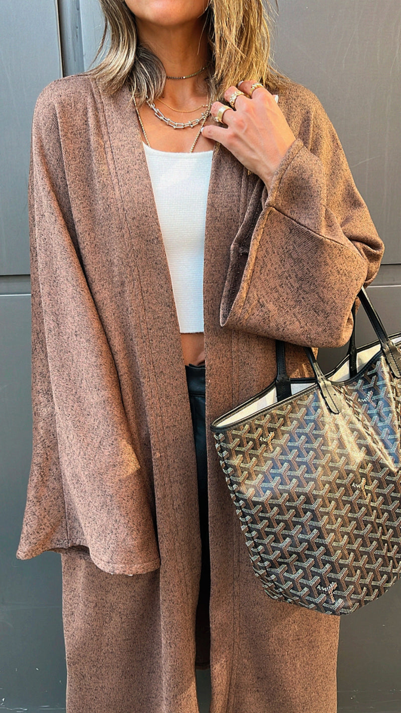 Brown Cozy Cardi