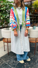 Warm Weather Detailed Linen Kimono