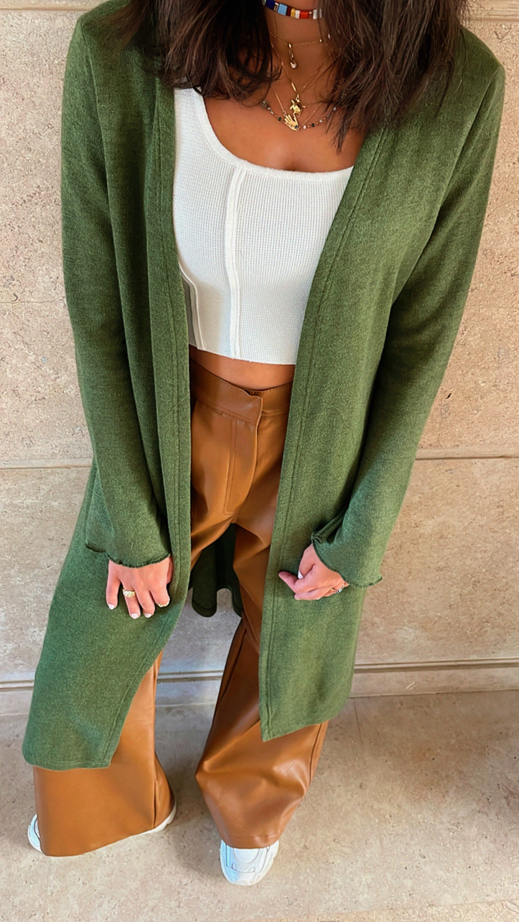 Olive Butter Soft Cardigan