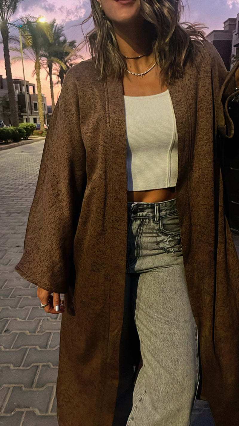 Brown Cozy Cardi