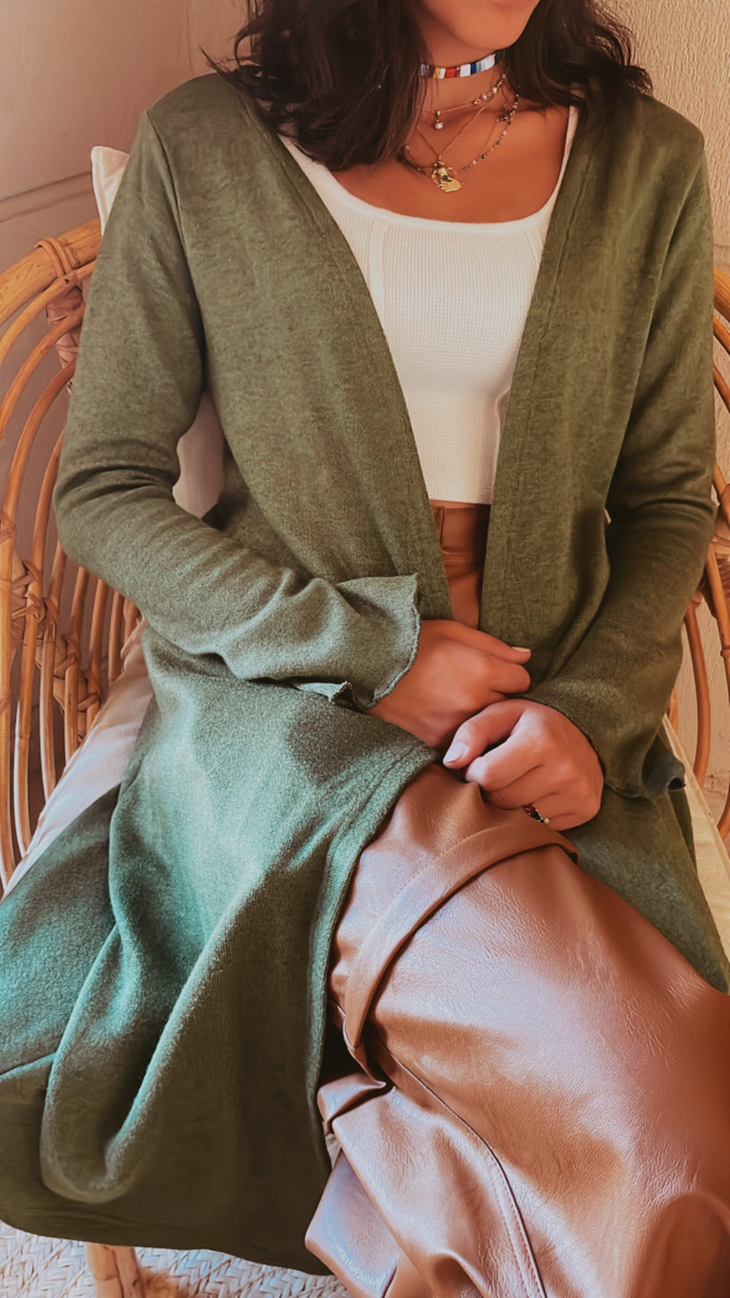 Olive Butter Soft Cardigan