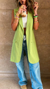 Lime Vested City Girl Vest