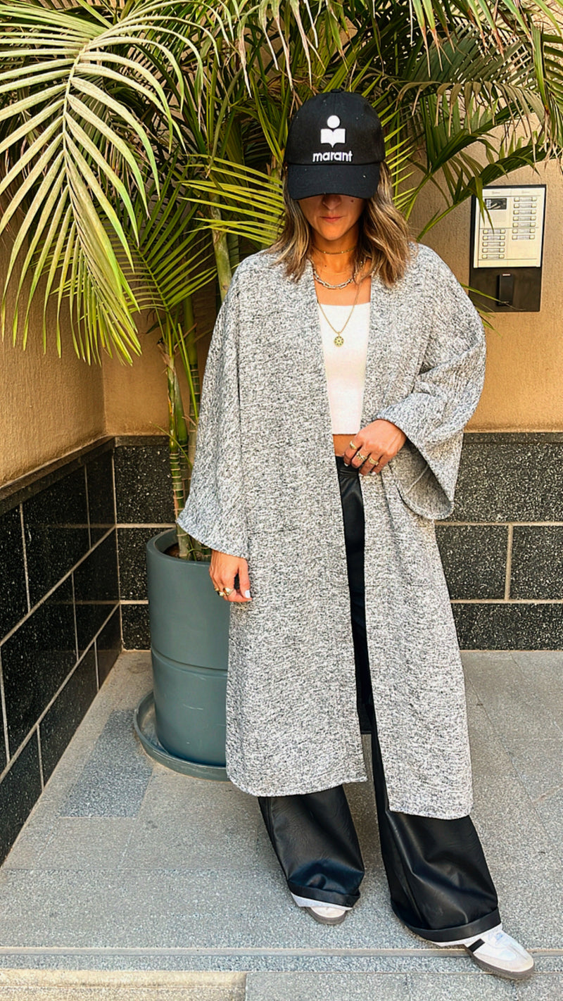 Dark Grey Cozy Cardi