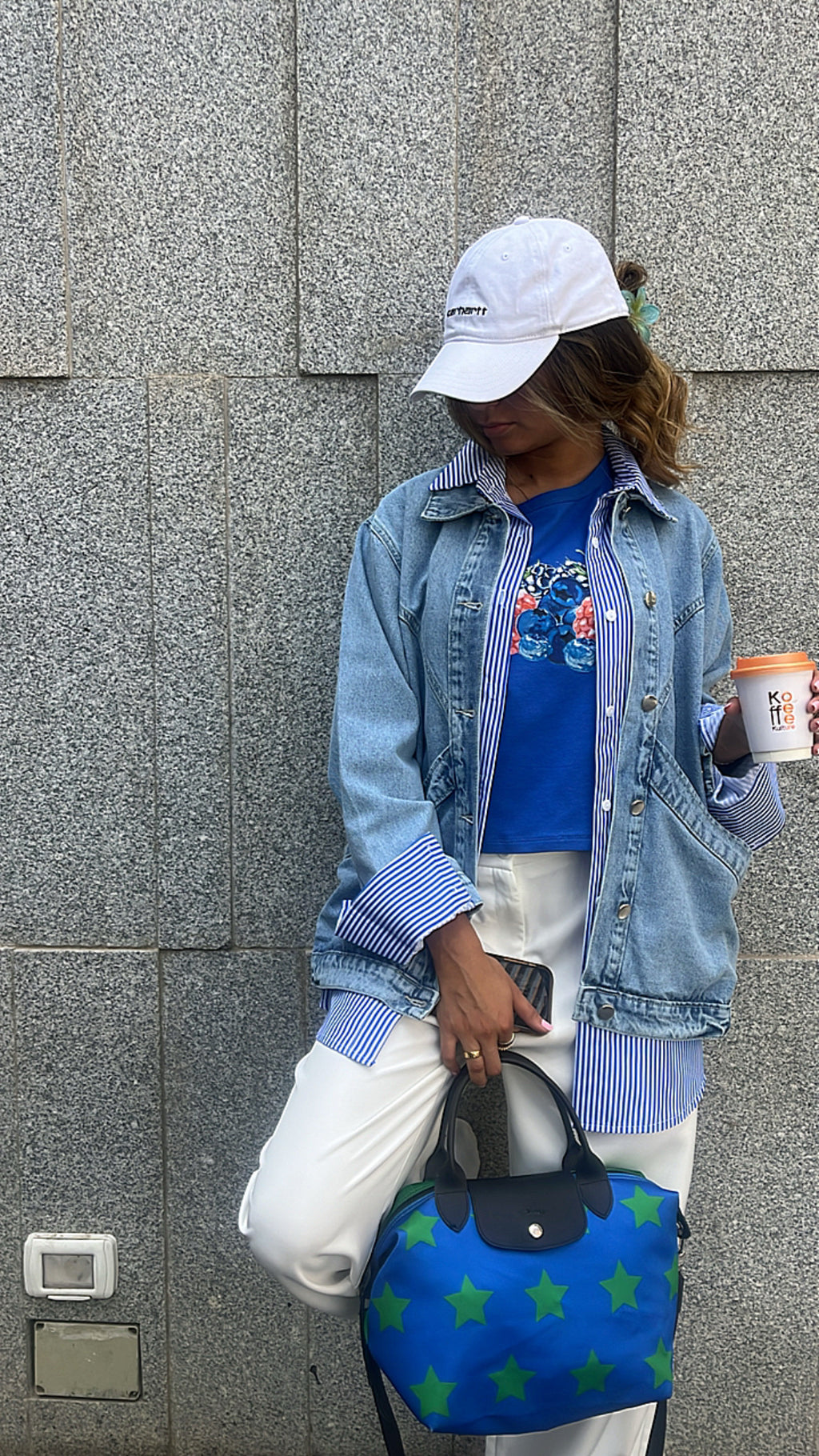 Berry Blue High Low Tee