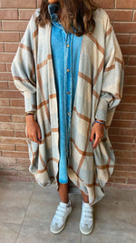 Plaid Flannel Shawl Cardi