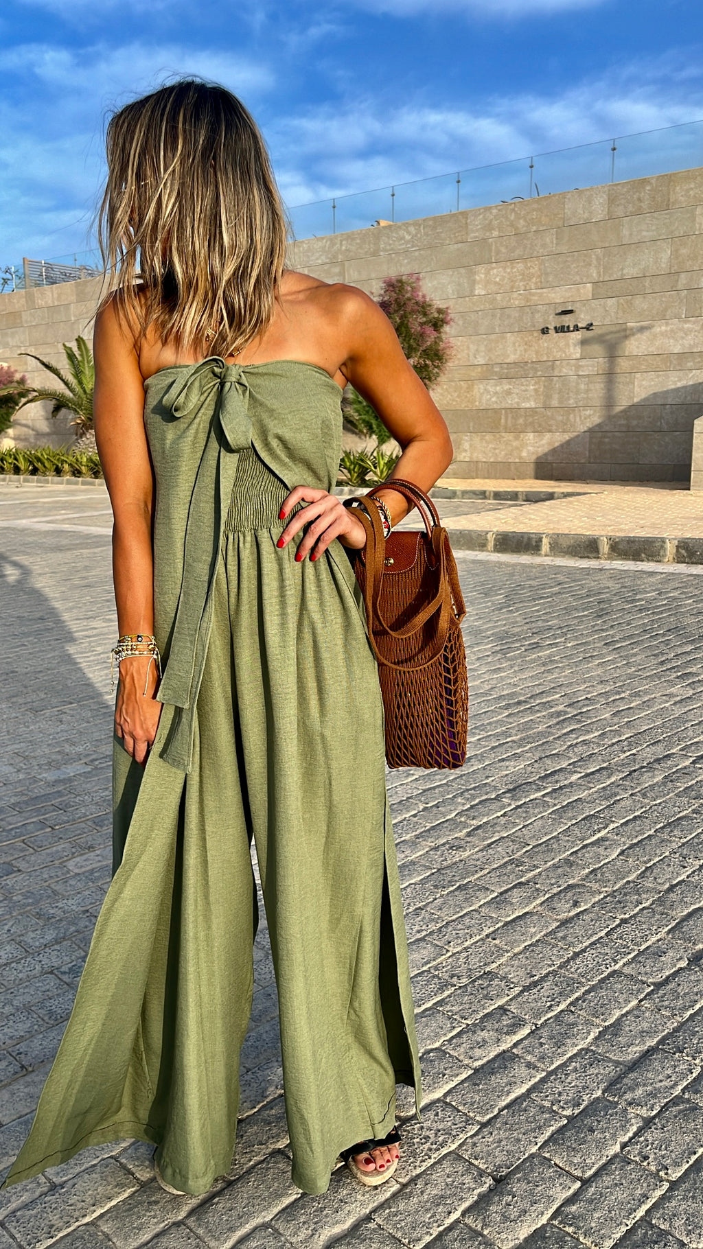 Olive Two Way It’s Summer Jumpsuit