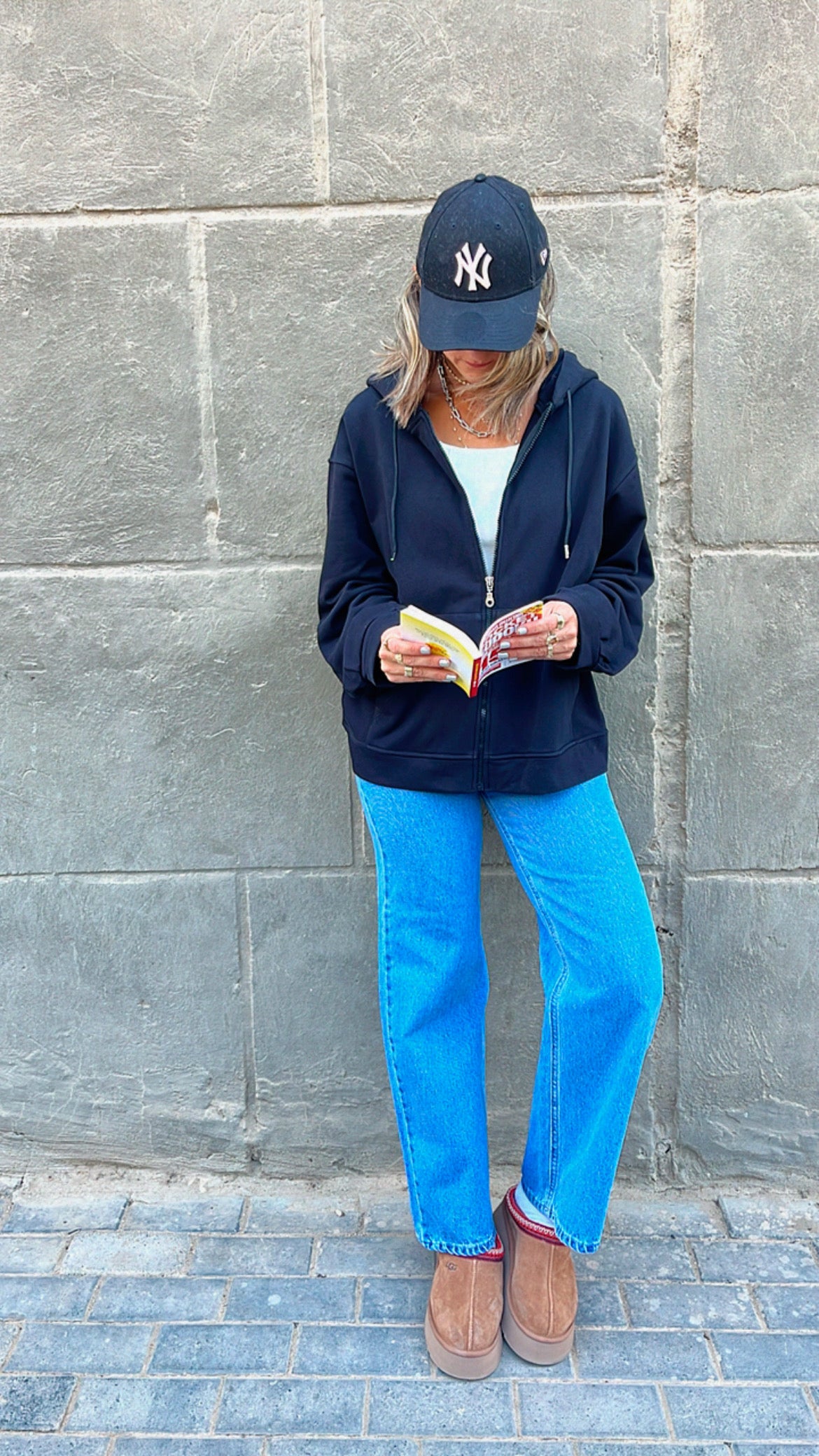 The Black Zip Up Hoodie