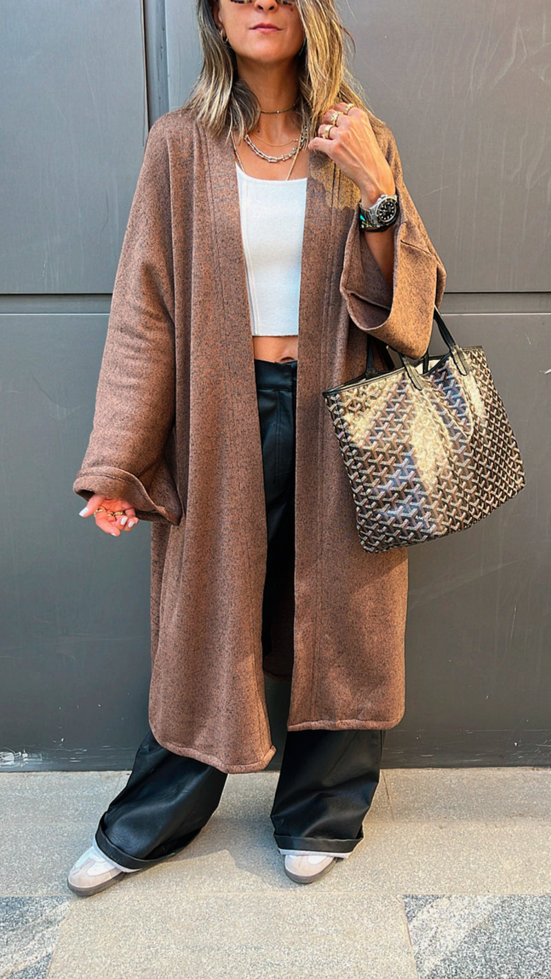 Brown Cozy Cardi
