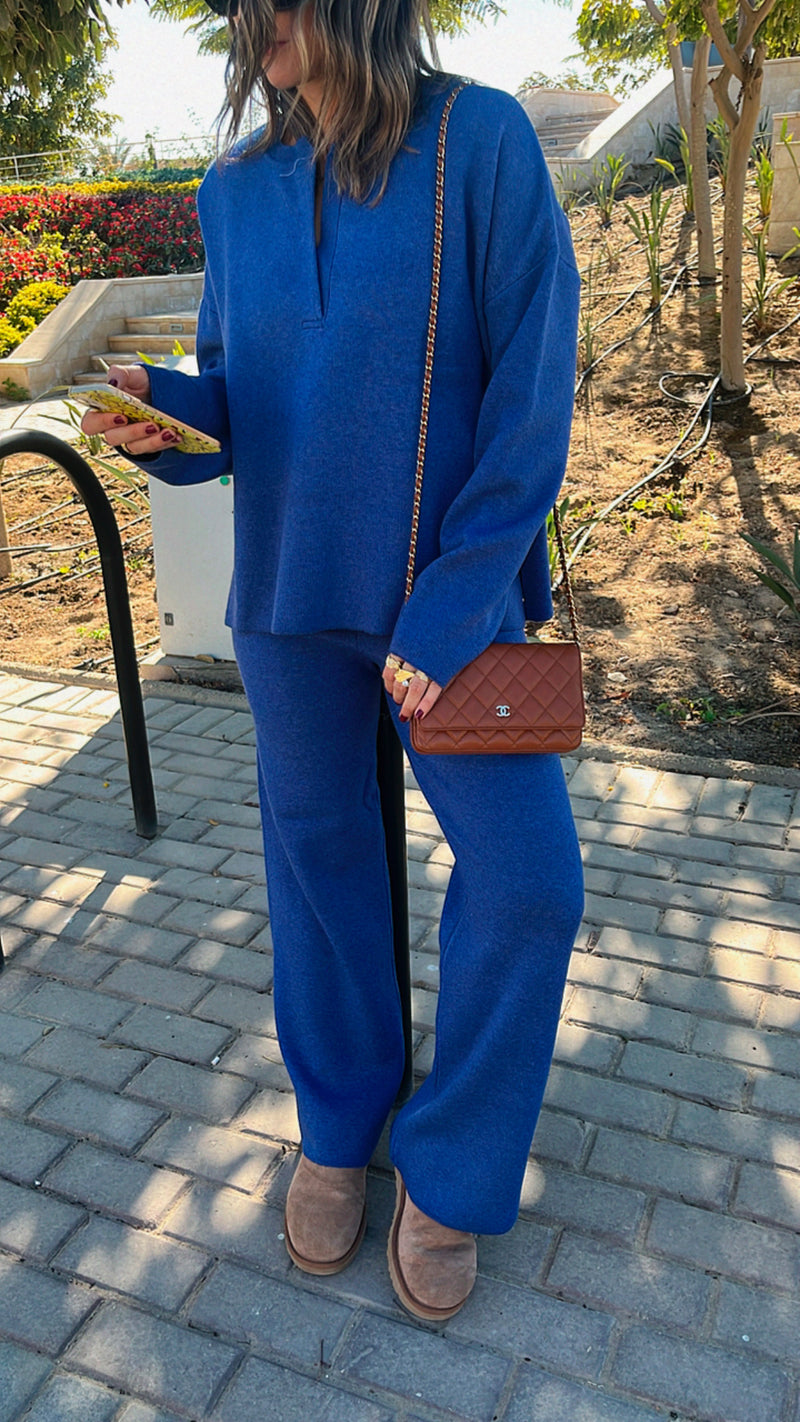 Blue Collard Up Set