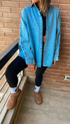 Light Blue Long Sleeve Denim Shirt