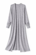 Grey Stay In Knit Cardigan