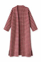 Burgundy Refined Line Cardigan