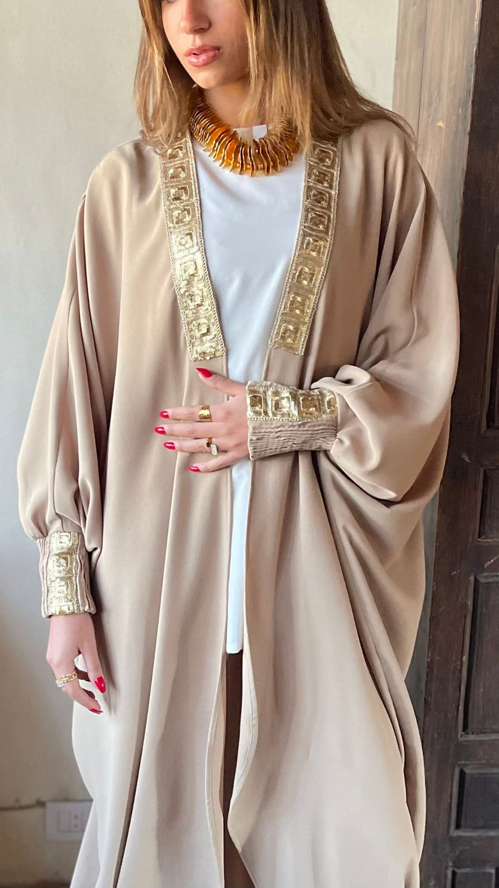 Beige Desert Kimono