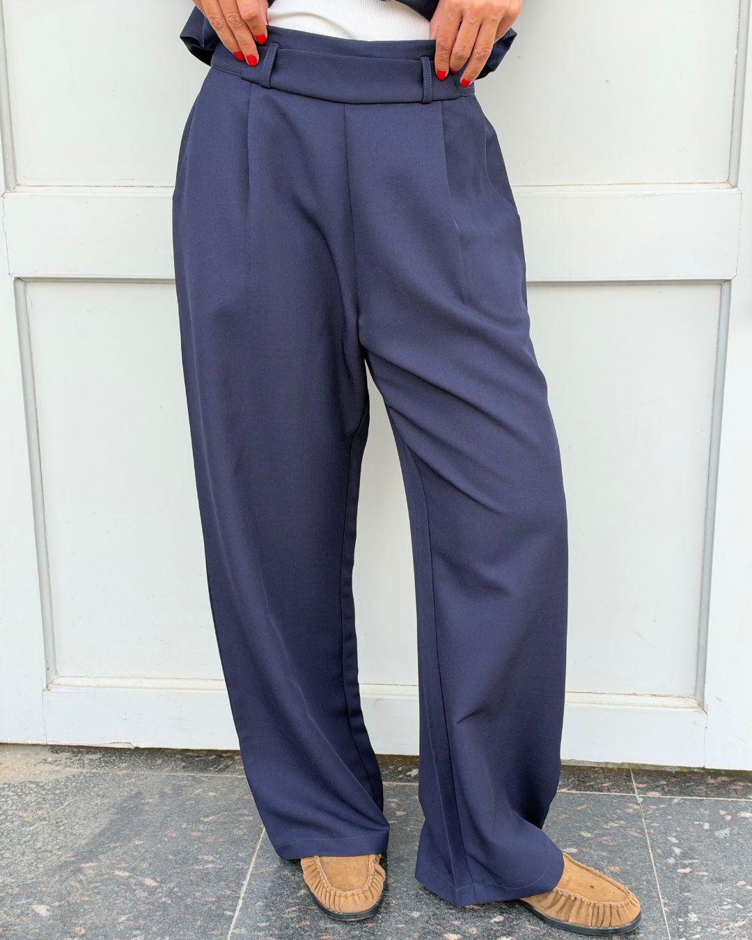 Navy Main Office Pants