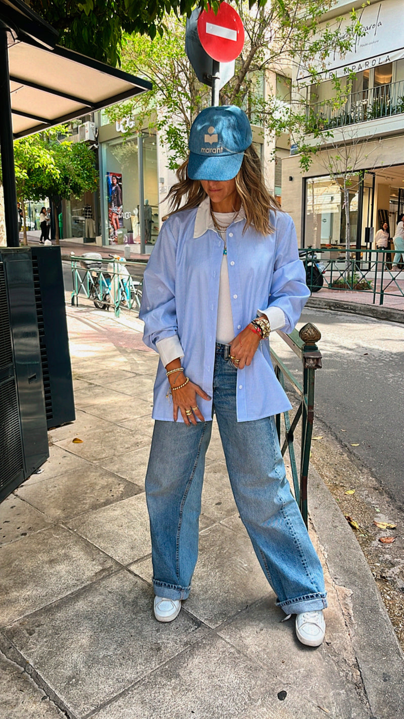 Blue All Lined Up Shirt