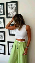 Lime Summer Trim Pants