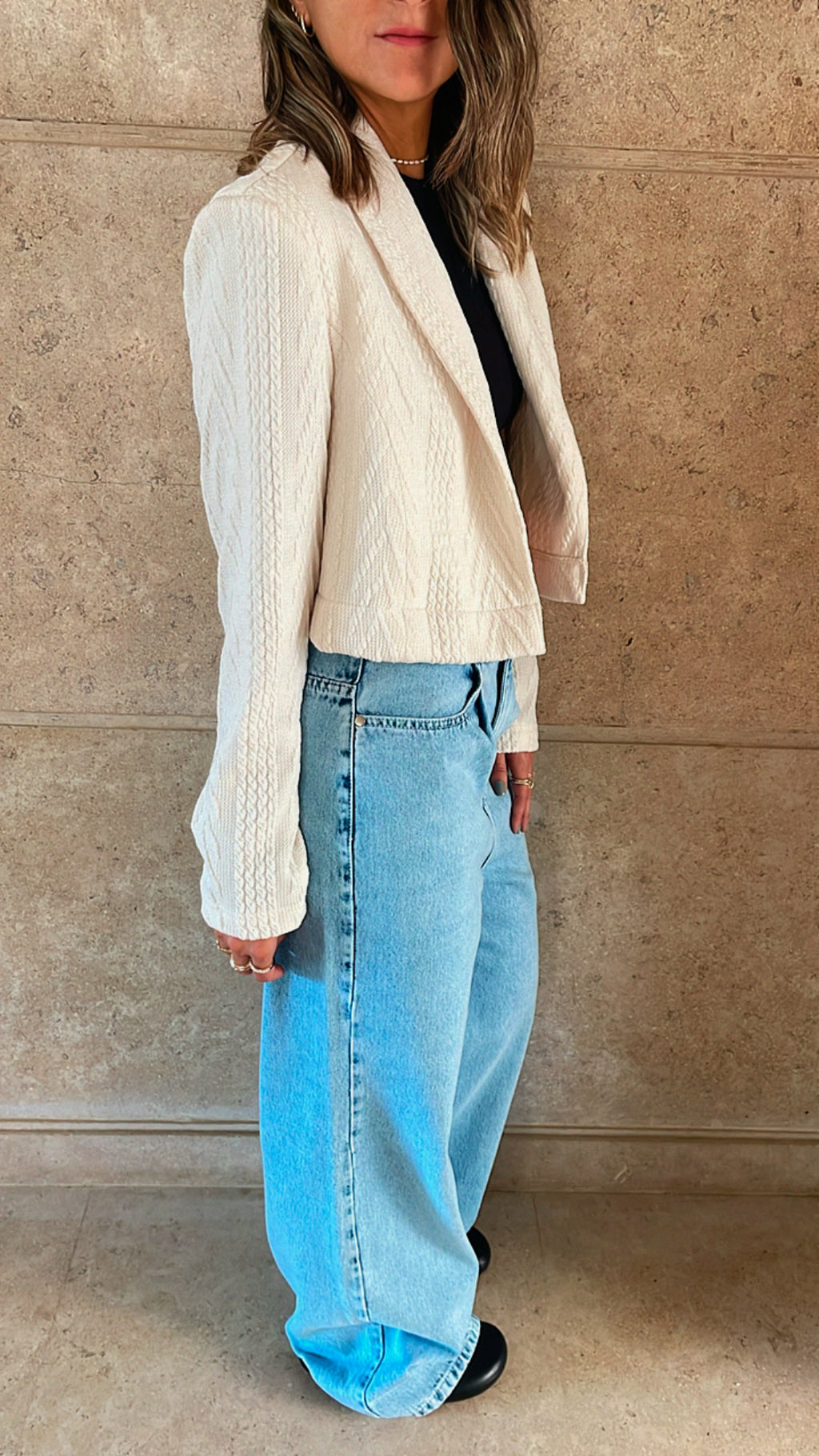 White Braided Jacket