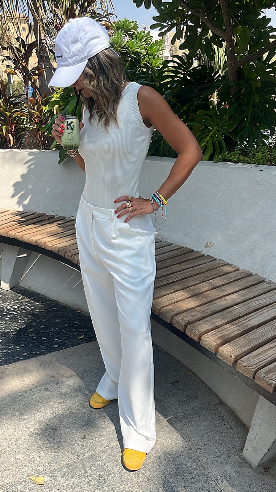 White Business Casual Pants