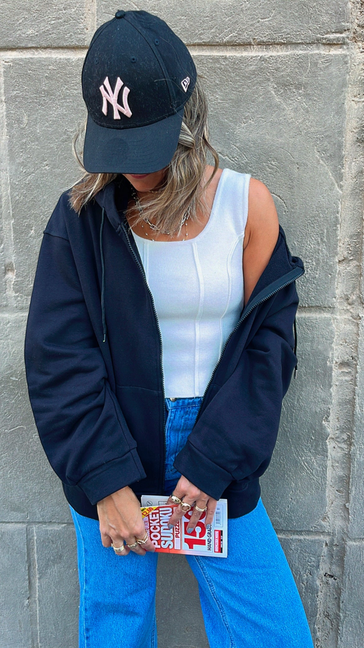 The Black Zip Up Hoodie