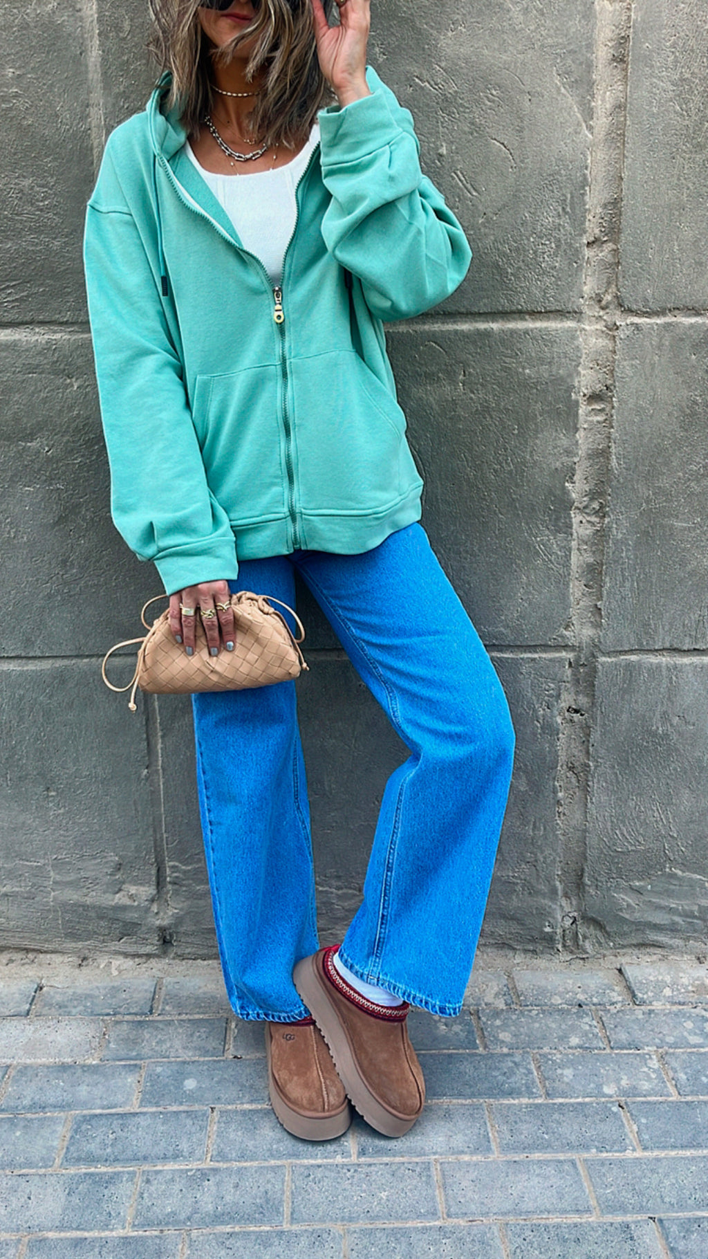 The Mint Zip Up Hoodie