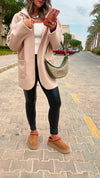 Beige Chilly Day Duster