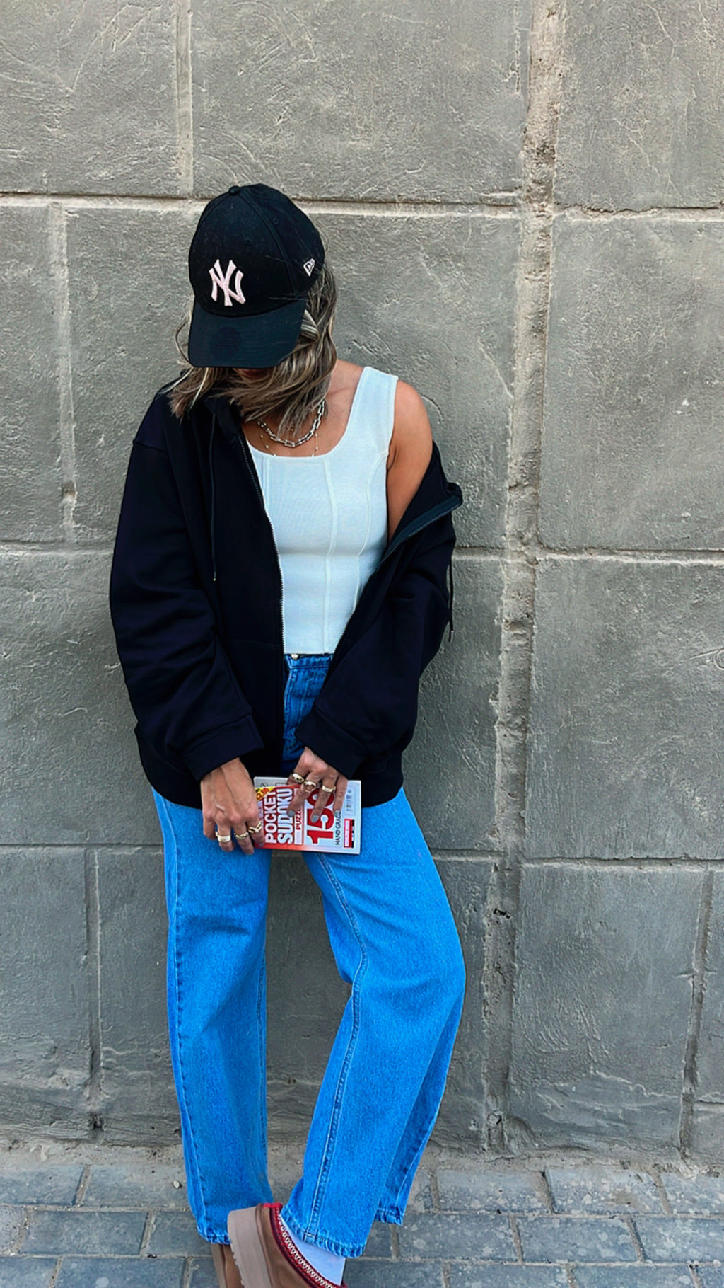 The Black Zip Up Hoodie