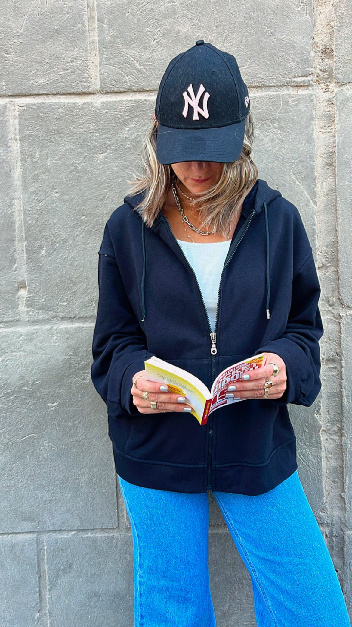 The Black Zip Up Hoodie