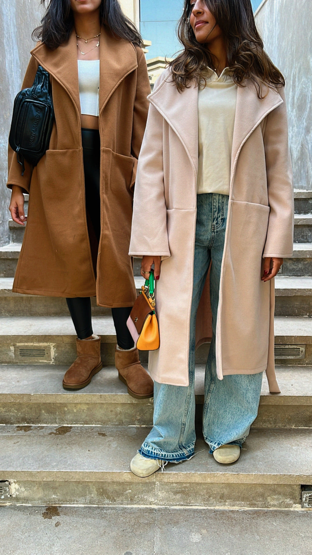 Beige Heavy Winter Coat