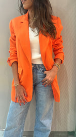 Orange Cool Girl Blazer