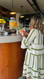 Green Pool Day Mini Dress