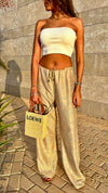 Beige Bohemian Girly Pants