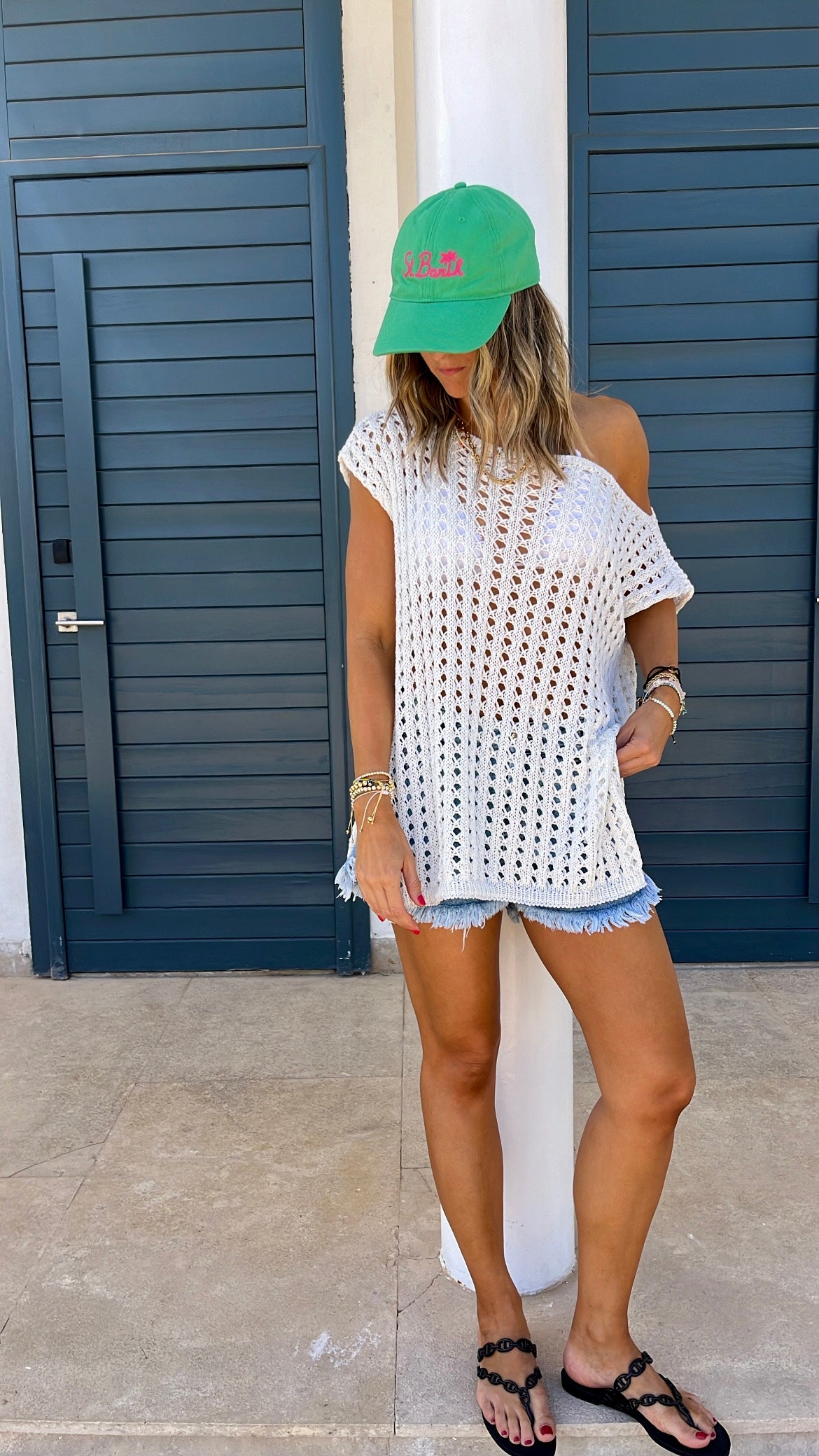 White Warm Morning Crochet Top