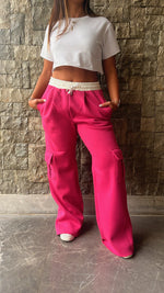 Fuchsia Day Off Pocket Sweat Pants