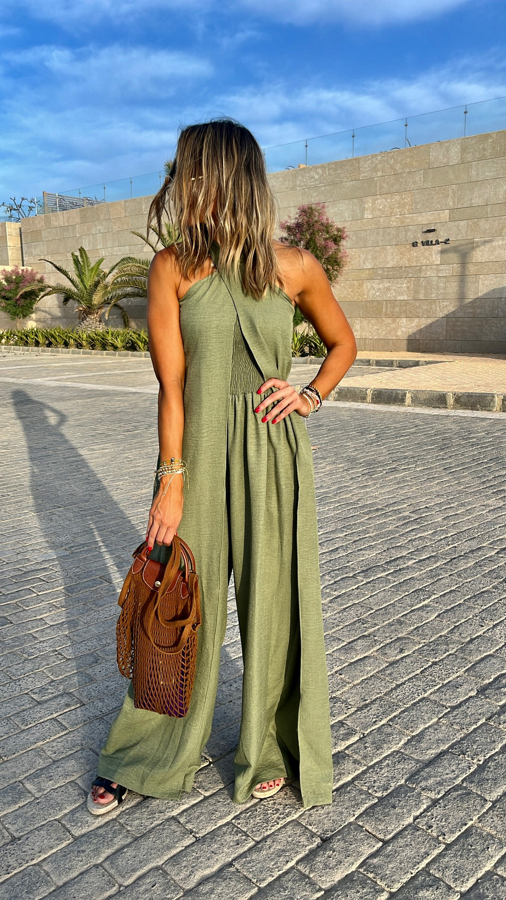 Olive Two Way It’s Summer Jumpsuit