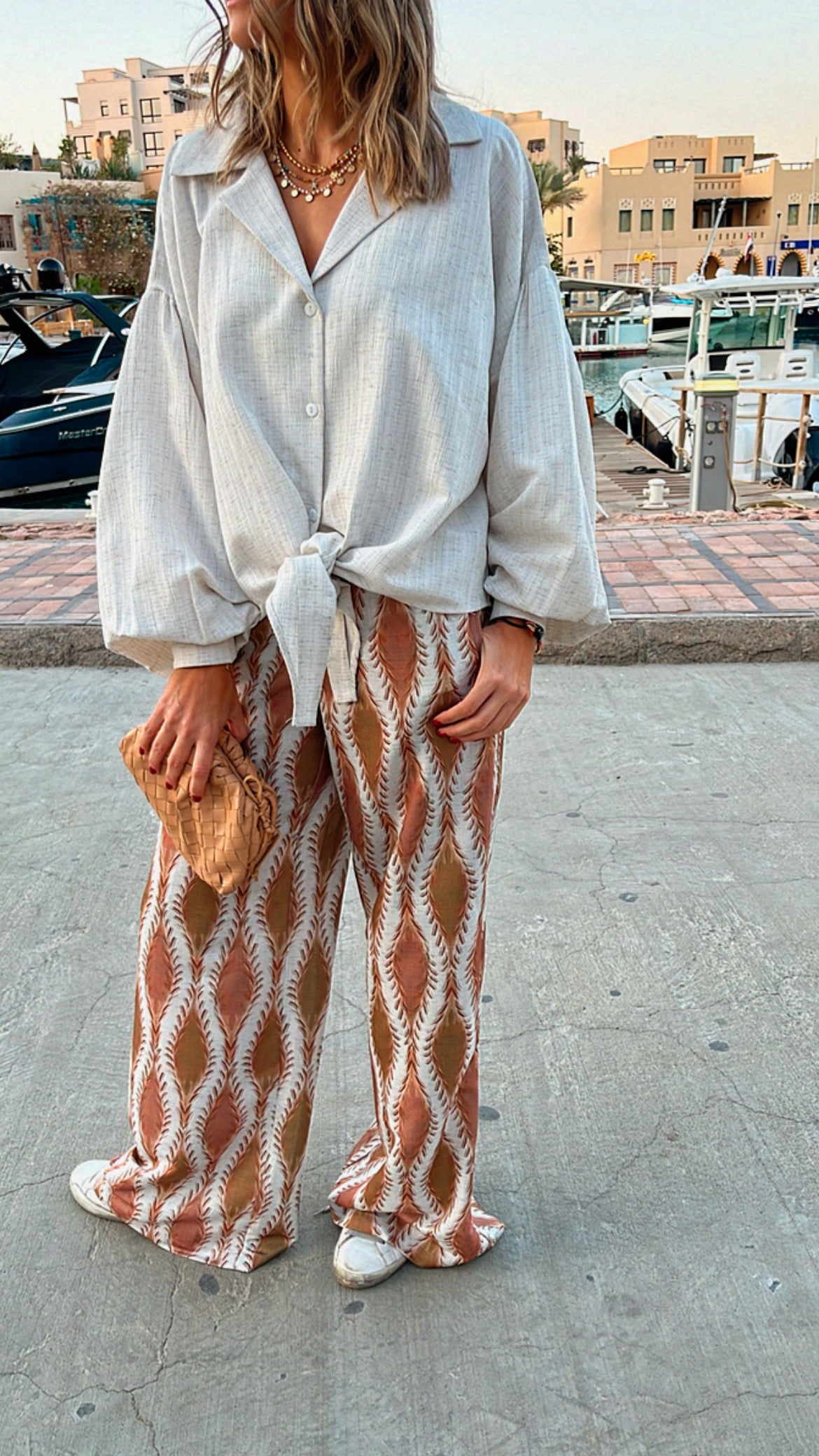 Feather Linen Pants