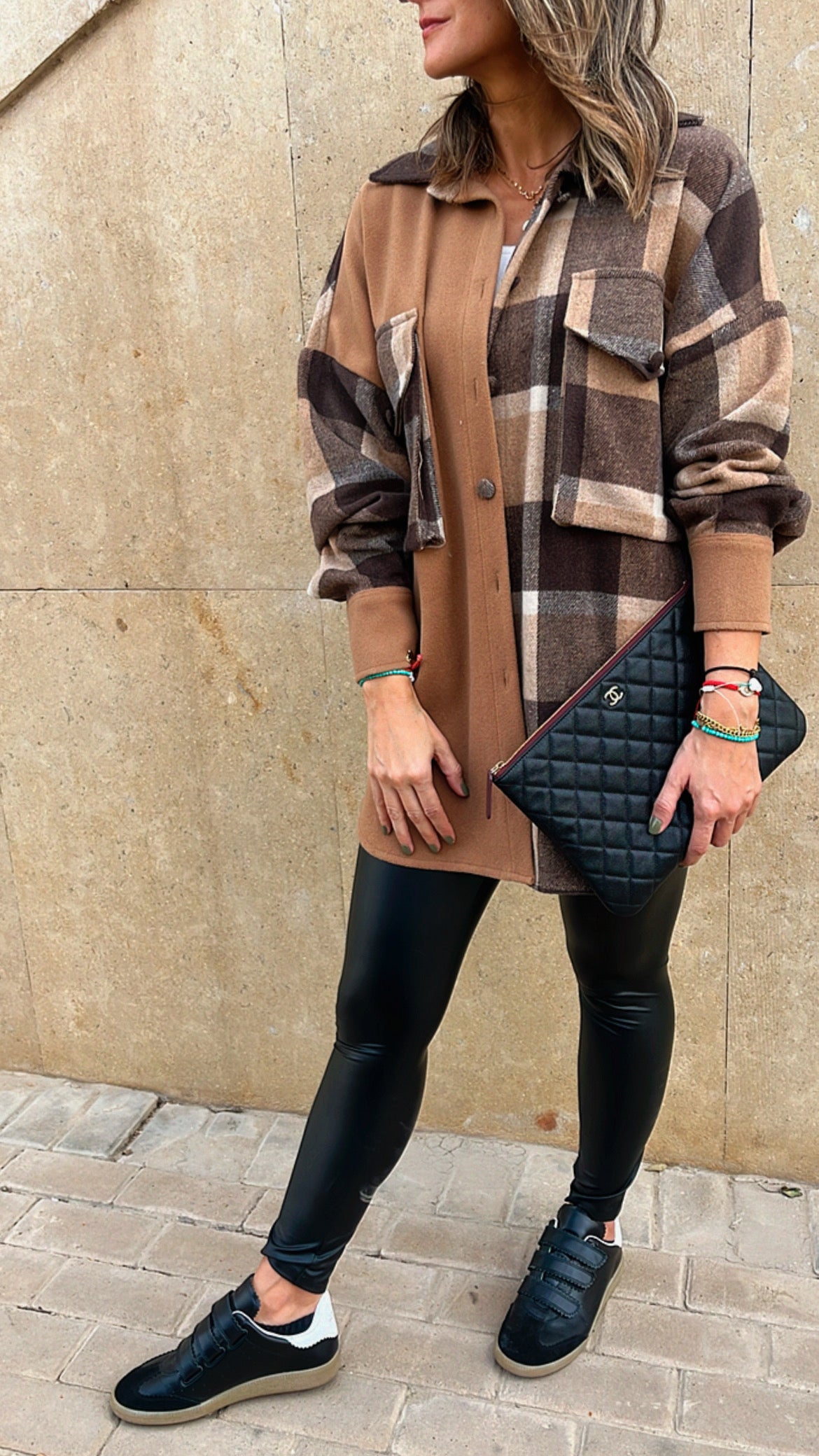 Brown Never Even Flannel Shirt