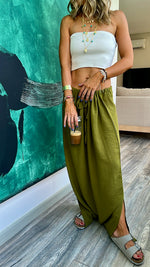 Olive Sunny Dayz Beach Skirt