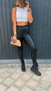 Frillu Leather Signature Fit Leggings