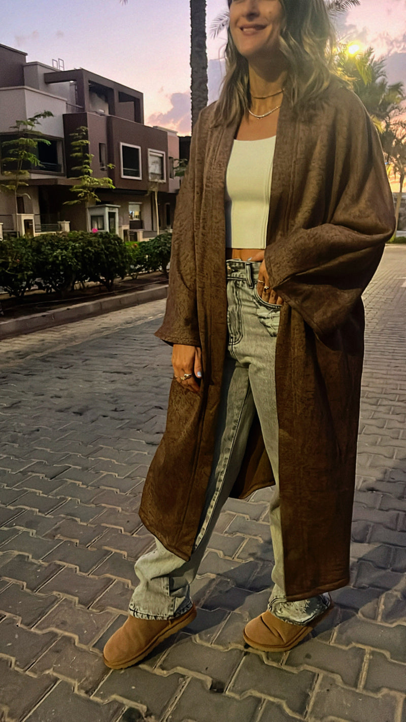 Brown Cozy Cardi