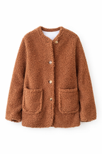 Camel Teddy Bear Jacket