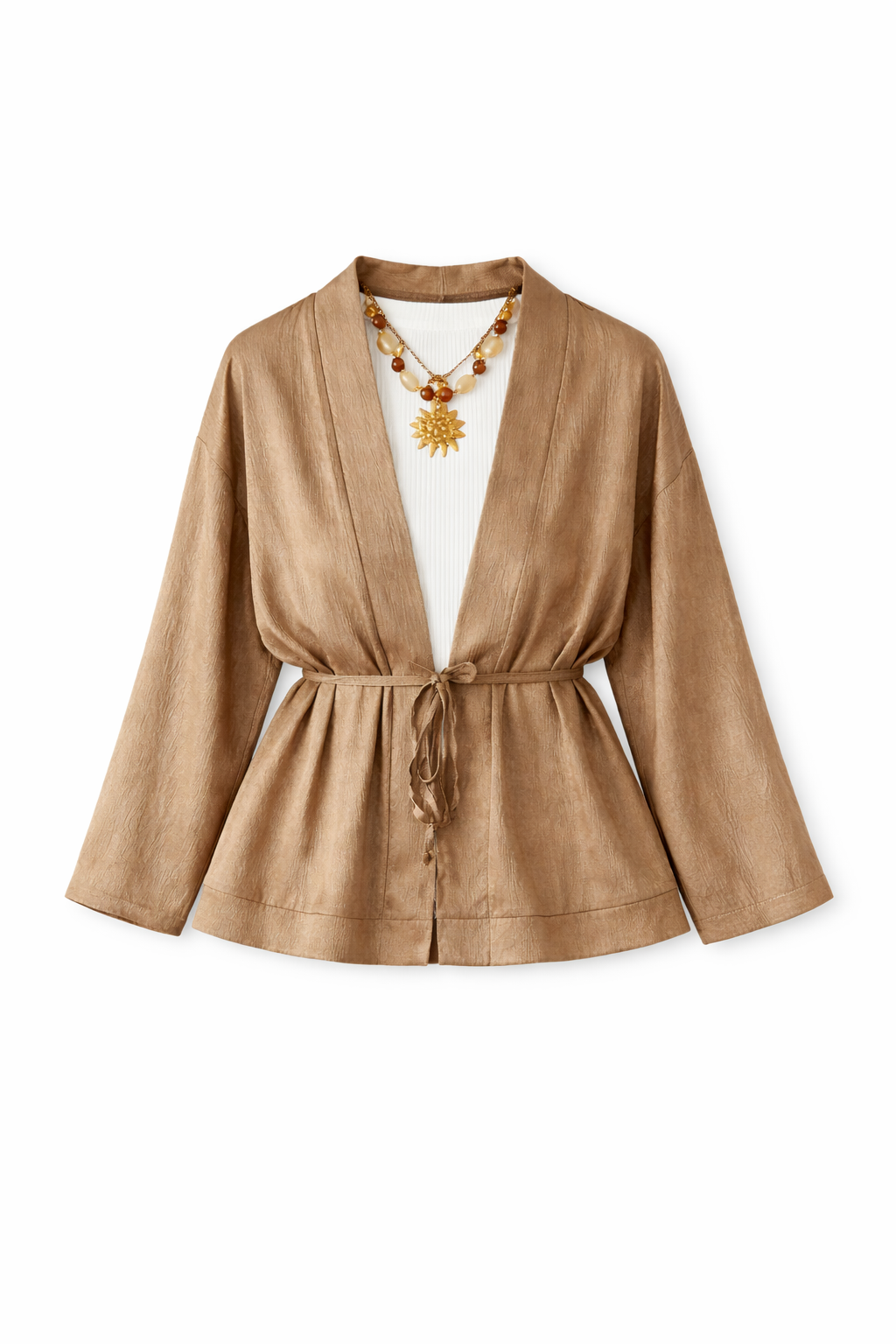 Beige Golden Hour Kimono