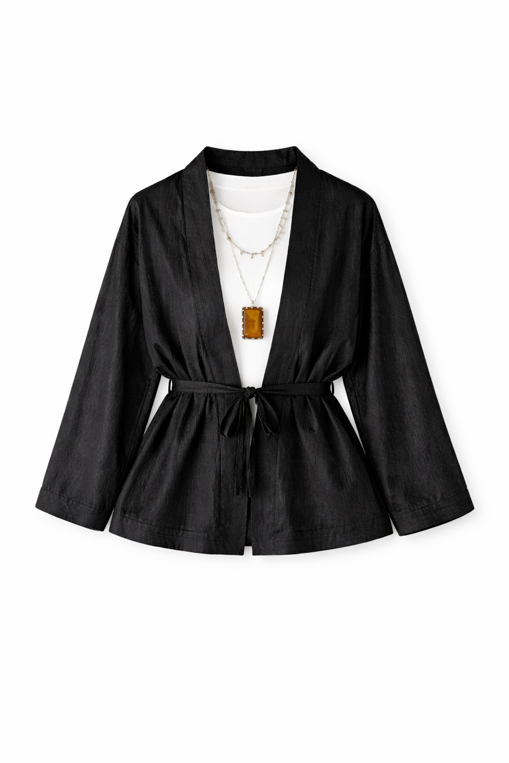 Black Golden Hour Kimono