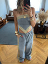 Golden Grey Edge Pants
