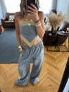 Golden Grey Edge Pants
