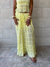 Yellow Crinkle Set