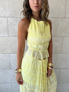 Yellow Crinkle Set