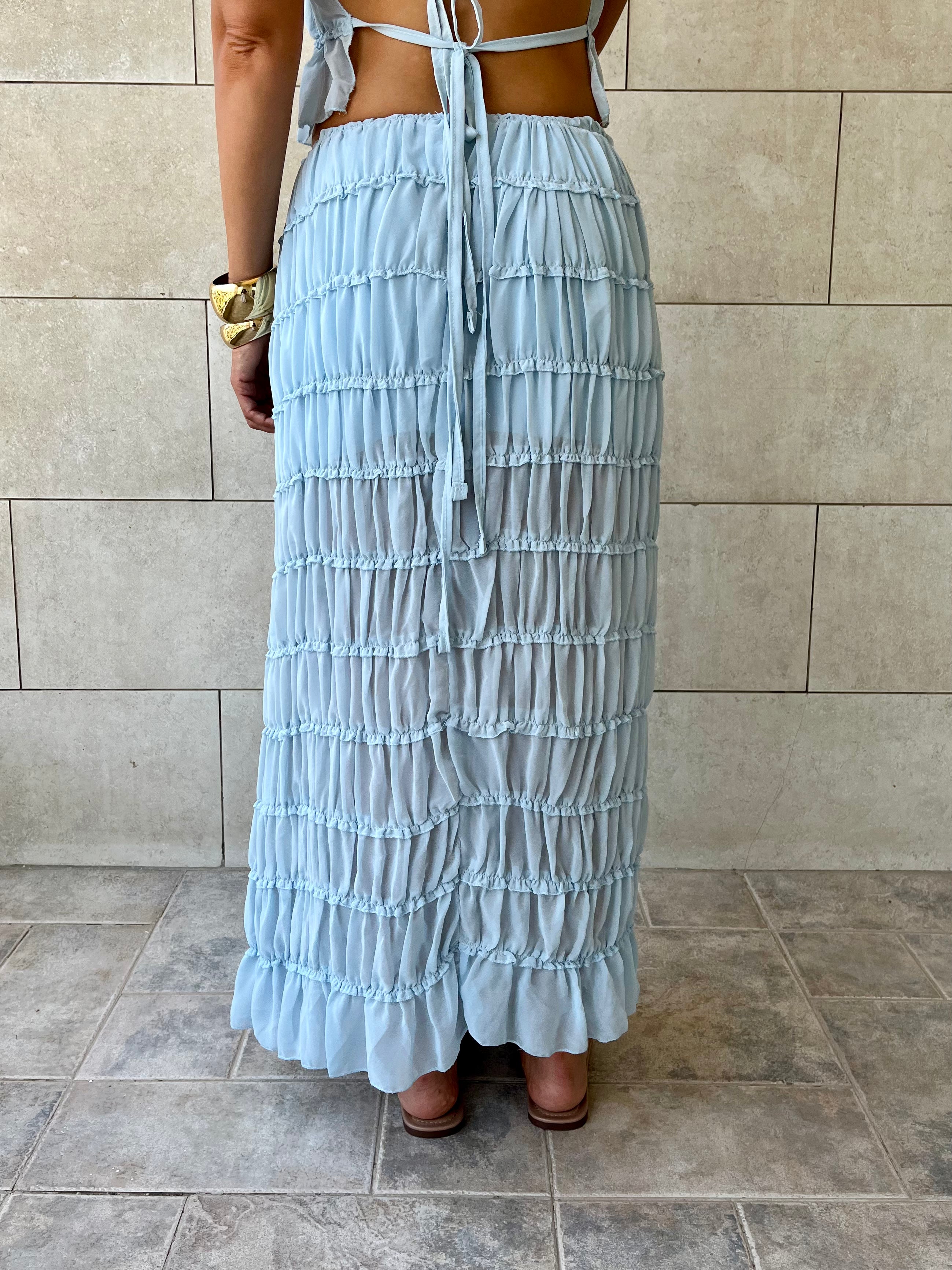 Baby Blue Crinkle Set